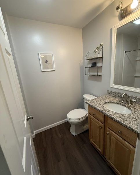 small bathroom before