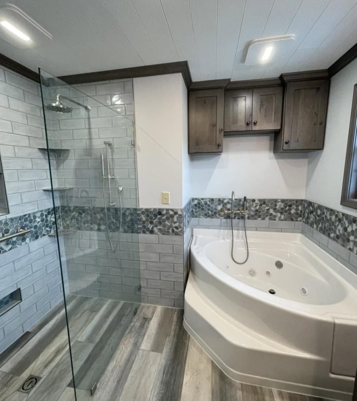 fancy bathroom