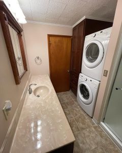 bathroom and laundry remodel