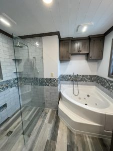 fancy bathroom