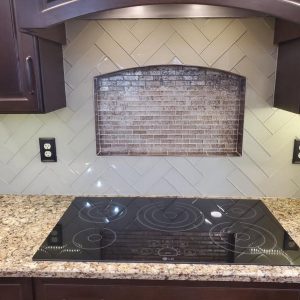 kitchen stove design, glass cooktop