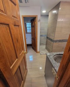 walk in shower no door
