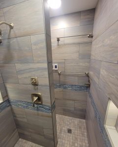 walk in shower with no door